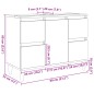 vidaXL Mobile Lavabo Rovere Sonoma 80x33x60 cm in Legno Multistrato vidaXL Mobile Lavabo Rovere Sonoma 80x33x60 cm in Legno Multistrato