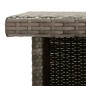 vidaXL Set Bar da Giardino 5 pz con Cuscini in Polyrattan Grigio vidaXL Set Bar da Giardino 5 pz con Cuscini in Polyrattan Grigio