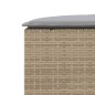 vidaXL Set Divani da Giardino Semicircolare 3 pz in Polyrattan Beige vidaXL Set Divani da Giardino Semicircolare 3 pz in Polyrattan Beige