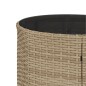 vidaXL Set Divani da Giardino Semicircolare 3 pz in Polyrattan Beige vidaXL Set Divani da Giardino Semicircolare 3 pz in Polyrattan Beige