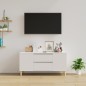 Mobile Porta TV Bianco 102x44,5x50 cm in Legno Multistrato Mobile Porta TV Bianco 102x44,5x50 cm in Legno Multistrato