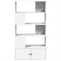 vidaXL Libreria Bianca 100x36x189 cm in Legno Multistrato vidaXL Libreria Bianca 100x36x189 cm in Legno Multistrato