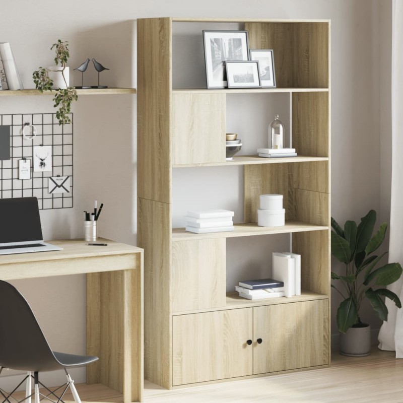 vidaXL Libreria Rovere Sonoma 100x36x189 cm in Legno Multistrato vidaXL Libreria Rovere Sonoma 100x36x189 cm in Legno Multistrato