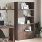 vidaXL Libreria Rovere Marrone 100x36x189 cm in Legno Multistrato vidaXL Libreria Rovere Marrone 100x36x189 cm in Legno Multistrato