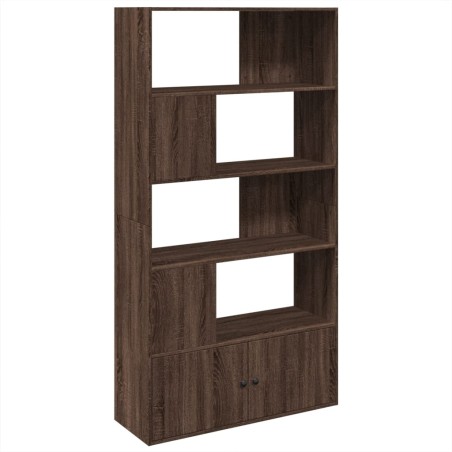 vidaXL Libreria Rovere Marrone 100x36x189 cm in Legno Multistrato