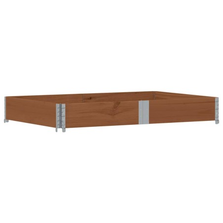 vidaXL Paretale per Pallet Marrone 150x100cm in Legno Massello di Pino
