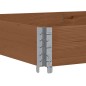 vidaXL Paretale per Pallet Marrone 150x100cm in Legno Massello di Pino vidaXL Paretale per Pallet Marrone 150x100cm in Legno Massello di Pino