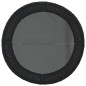 vidaXL Divano Giardino con Tavolo e Cuscini Circolare Nero Polyrattan vidaXL Divano Giardino con Tavolo e Cuscini Circolare Nero Polyrattan