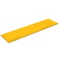 Pannelli Murali 12 pz Gialli 60x15 cm Velluto 1,08 m² Pannelli Murali 12 pz Gialli 60x15 cm Velluto 1,08 m²