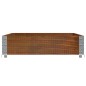 vidaXL Paretale per Pallet Marrone 120x80cm in Legno Massello di Pino vidaXL Paretale per Pallet Marrone 120x80cm in Legno Massello di Pino