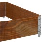 vidaXL Paretale per Pallet Marrone 120x80cm in Legno Massello di Pino vidaXL Paretale per Pallet Marrone 120x80cm in Legno Massello di Pino