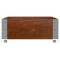 vidaXL Paretale per Pallet Marrone 100x50cm in Legno Massello di Pino vidaXL Paretale per Pallet Marrone 100x50cm in Legno Massello di Pino