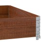 vidaXL Paretale per Pallet Marrone 100x100cm in Legno Massello di Pino vidaXL Paretale per Pallet Marrone 100x100cm in Legno Massello di Pino