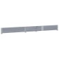 vidaXL Paretale per Pallet Grigio 150x50 cm in Legno Massello di Pino vidaXL Paretale per Pallet Grigio 150x50 cm in Legno Massello di Pino