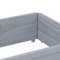vidaXL Paretale per Pallet Grigio 150x50 cm in Legno Massello di Pino vidaXL Paretale per Pallet Grigio 150x50 cm in Legno Massello di Pino