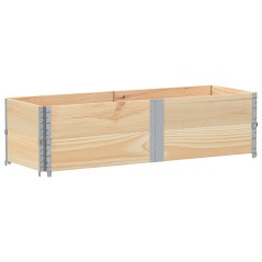 vidaXL Paretali per Pallet 2 pz 150x50 cm in Legno Massello di Pino