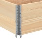 vidaXL Paretali per Pallet 2 pz 150x50 cm in Legno Massello di Pino vidaXL Paretali per Pallet 2 pz 150x50 cm in Legno Massello di Pino