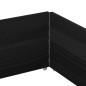 vidaXL Paretali per Pallet 2 pz Neri 150x100cm Legno Massello di Pino vidaXL Paretali per Pallet 2 pz Neri 150x100cm Legno Massello di Pino