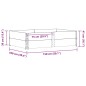 vidaXL Paretali per Pallet 2 pz Neri 150x100cm Legno Massello di Pino vidaXL Paretali per Pallet 2 pz Neri 150x100cm Legno Massello di Pino