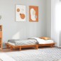 vidaXL Letto senza Materasso Marrone Cera 90x200 cm Legno di Pino vidaXL Letto senza Materasso Marrone Cera 90x200 cm Legno di Pino