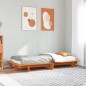 vidaXL Letto senza Materasso Marrone Cera 75x190 cm in Legno di Pino