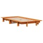 vidaXL Letto senza Materasso Marrone Cera 75x190 cm in Legno di Pino