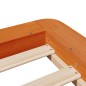 vidaXL Letto senza Materasso Marrone Cera 75x190 cm in Legno di Pino