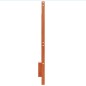 vidaXL Testiera Marrone Cera 135 cm in Legno Massello di Pino vidaXL Testiera Marrone Cera 135 cm in Legno Massello di Pino
