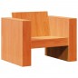 vidaXL Divano da Giardino Marrone Cera 79x60x62 cm Legno Massello Pino vidaXL Divano da Giardino Marrone Cera 79x60x62 cm Legno Massello Pino