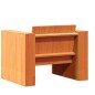 vidaXL Divano da Giardino Marrone Cera 79x60x62 cm Legno Massello Pino vidaXL Divano da Giardino Marrone Cera 79x60x62 cm Legno Massello Pino