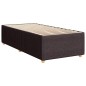 vidaXL Giroletto a Molle con Materasso Marrone Scuro 90x190cm Tessuto vidaXL Giroletto a Molle con Materasso Marrone Scuro 90x190cm Tessuto