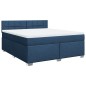 vidaXL Giroletto a Molle con Materasso Blu 180x200 cm in Tessuto vidaXL Giroletto a Molle con Materasso Blu 180x200 cm in Tessuto