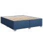 vidaXL Giroletto a Molle con Materasso Blu 180x200 cm in Tessuto vidaXL Giroletto a Molle con Materasso Blu 180x200 cm in Tessuto