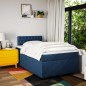 vidaXL Giroletto a Molle con Materasso Blu 120x190 cm in Tessuto vidaXL Giroletto a Molle con Materasso Blu 120x190 cm in Tessuto