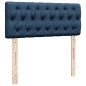vidaXL Giroletto a Molle con Materasso Blu 120x190 cm in Tessuto vidaXL Giroletto a Molle con Materasso Blu 120x190 cm in Tessuto
