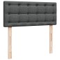 vidaXL Giroletto a Molle con Materasso Grigio Scuro 120x190cm Tessuto vidaXL Giroletto a Molle con Materasso Grigio Scuro 120x190cm Tessuto