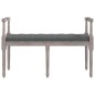 Panca Grigio Scuro 110x40x70 cm in Tessuto