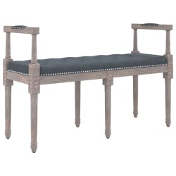 Panca Grigio Scuro 110x40x70 cm in Velluto