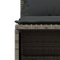 vidaXL Set Divano da Giardino 5 pz con Cuscini Grigio in Polyrattan