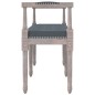 Panca Grigio Scuro 110x40x70 cm in Velluto Panca Grigio Scuro 110x40x70 cm in Velluto