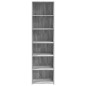 vidaXL Credenza Grigio Sonoma 50x41x185 in Legno Multistrato vidaXL Credenza Grigio Sonoma 50x41x185 in Legno Multistrato