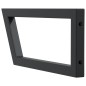 vidaXL Reggimensole per Lavabo 2 pz Nere Trapezio in Acciaio vidaXL Reggimensole per Lavabo 2 pz Nere Trapezio in Acciaio