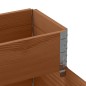 vidaXL Fioriera Rialzata a 3 Livelli Marrone 120x80 cm Legno di Pino vidaXL Fioriera Rialzata a 3 Livelli Marrone 120x80 cm Legno di Pino