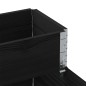 vidaXL Fioriera Rialzata a 3 Livelli Nera 120x80 cm Legno di Pino vidaXL Fioriera Rialzata a 3 Livelli Nera 120x80 cm Legno di Pino