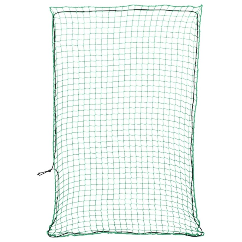 vidaXL Rete per Rimorchio con Corda Elastica Verde 2,2x1,5 m in PP