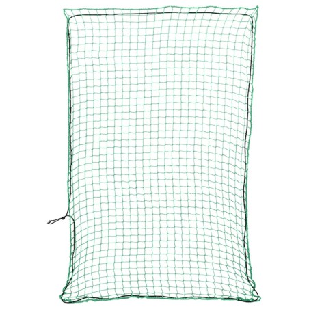 vidaXL Rete per Rimorchio con Corda Elastica Verde 2,2x1,5 m in PP