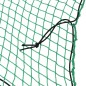 vidaXL Rete per Rimorchio con Corda Elastica Verde 2,2x1,5 m in PP