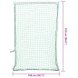 vidaXL Rete per Rimorchio con Corda Elastica Verde 2,2x1,5 m in PP