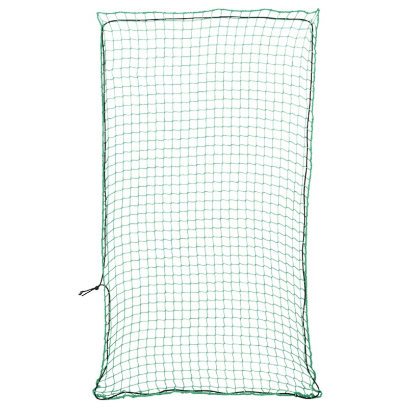 vidaXL Rete per Rimorchio con Corda Elastica Verde 2,7x1,5 m in PP