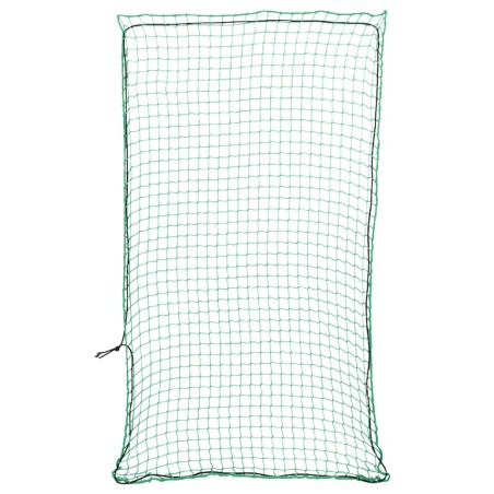 vidaXL Rete per Rimorchio con Corda Elastica Verde 2,7x1,5 m in PP